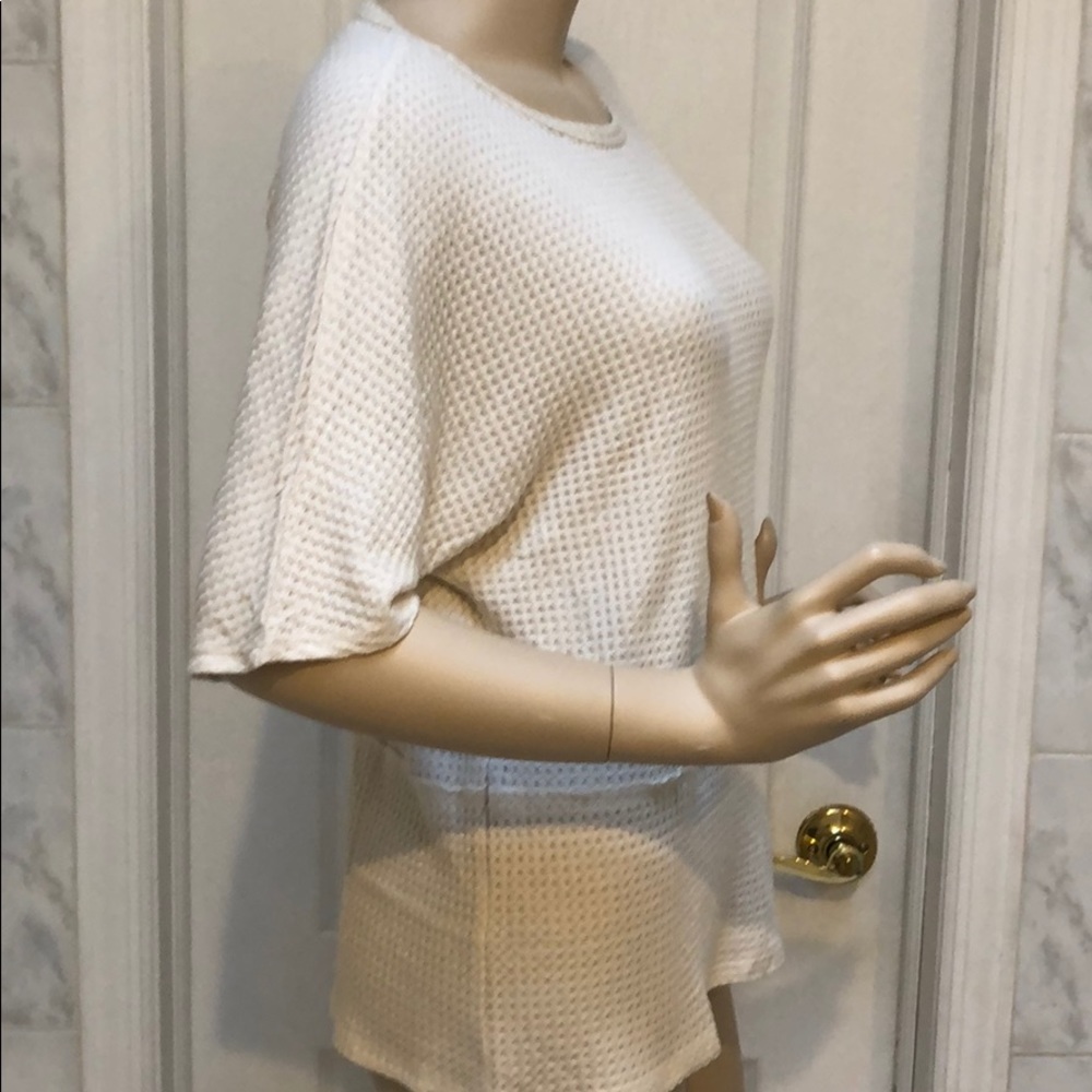 OATMEAL IVORY TUNIC TOP - Picture 6 of 7
